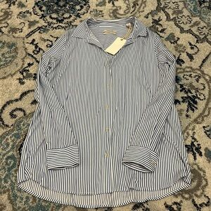 Scotch & Soda White and Blue Button Down Shirt